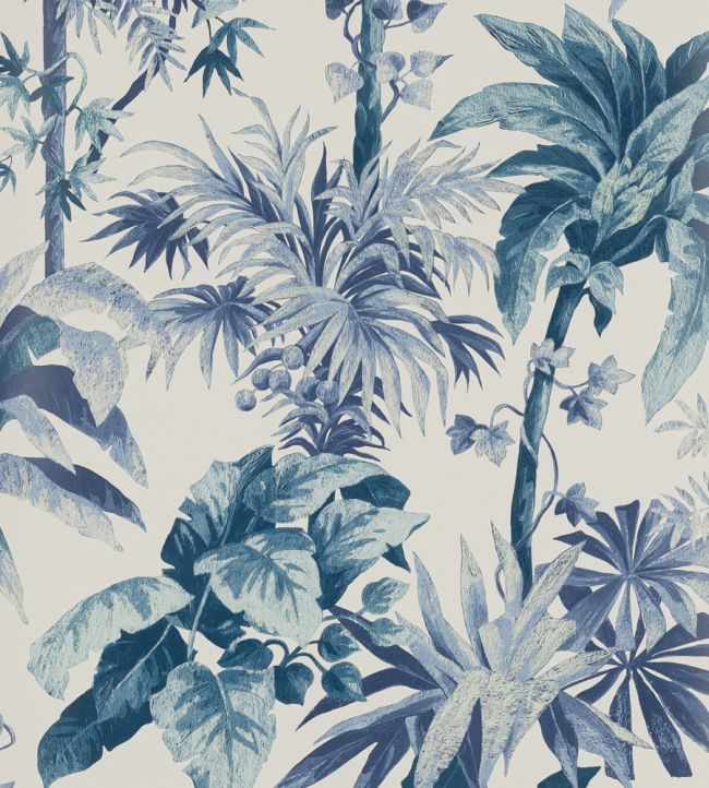 Malacca Wallpaper in Ciel by Manuel Canovas | Jane Clayton