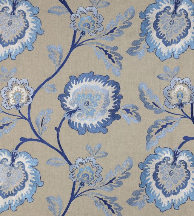 Samira Fabric by Manuel Canovas in Ciel | Jane Clayton