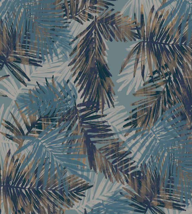 Maya Fabric in Denim by Arley House | Jane Clayton