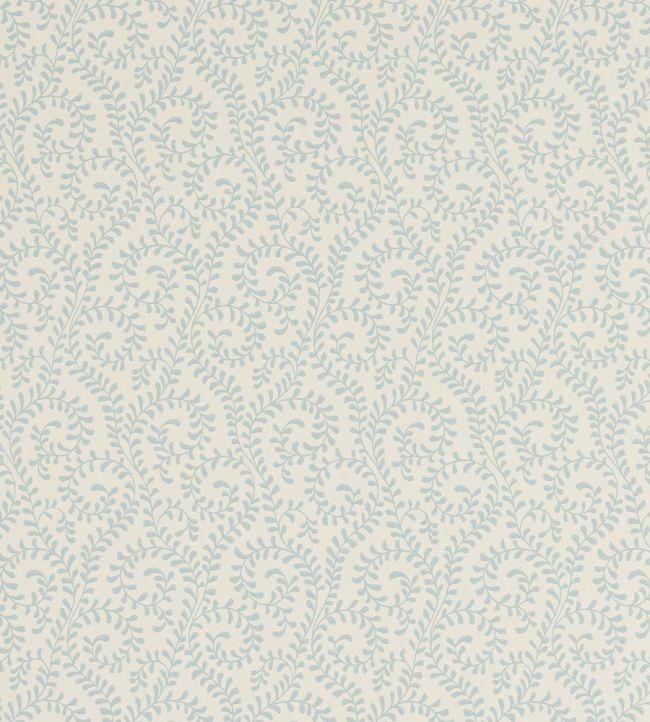 Millie Wallpaper in Soft Blue by Jane Churchill | Jane Clayton