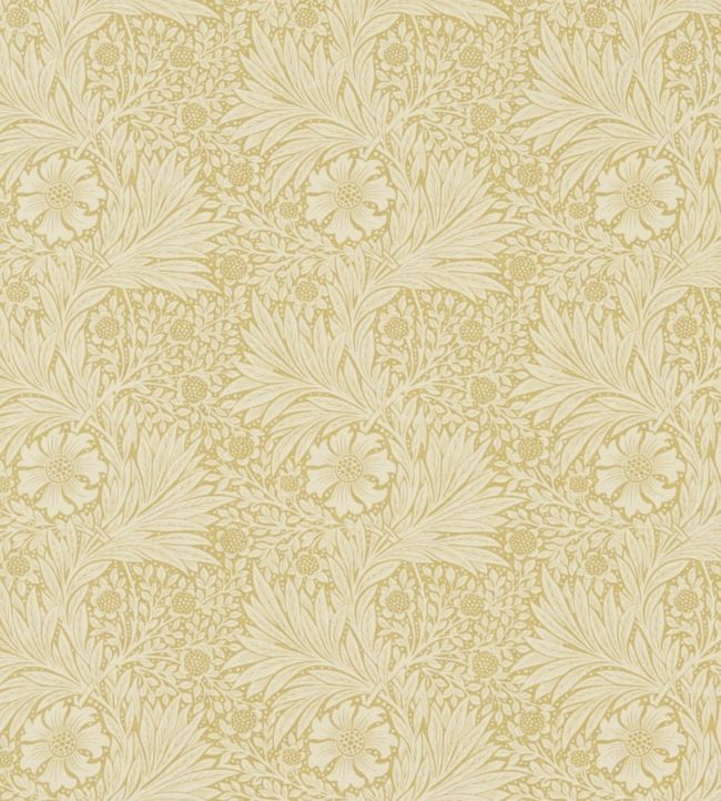 Marigold Fabric by Morris & co in Lichen/Cowslip | Jane Clayton