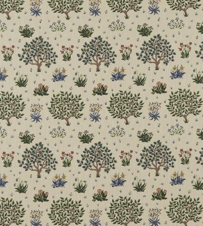 Orchard Fabric by Morris & co in Forest/Indigo | Jane Clayton