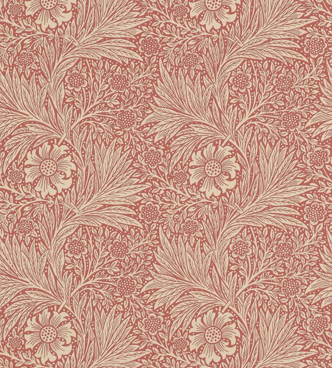 Marigold Wallpaper by Morris & Co in Brick | Jane Clayton