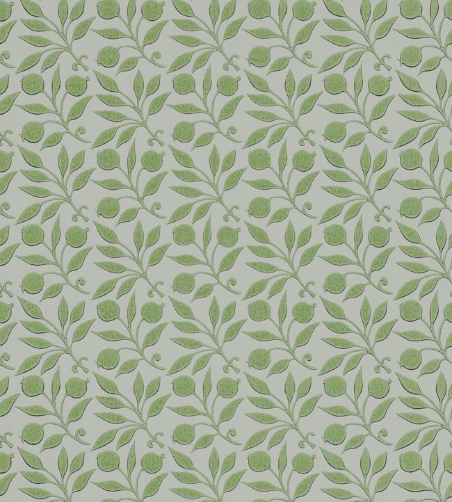 Morris Seaweed Cobalt/Thyme Wallpaper | Morris & Co by Sanderson Design