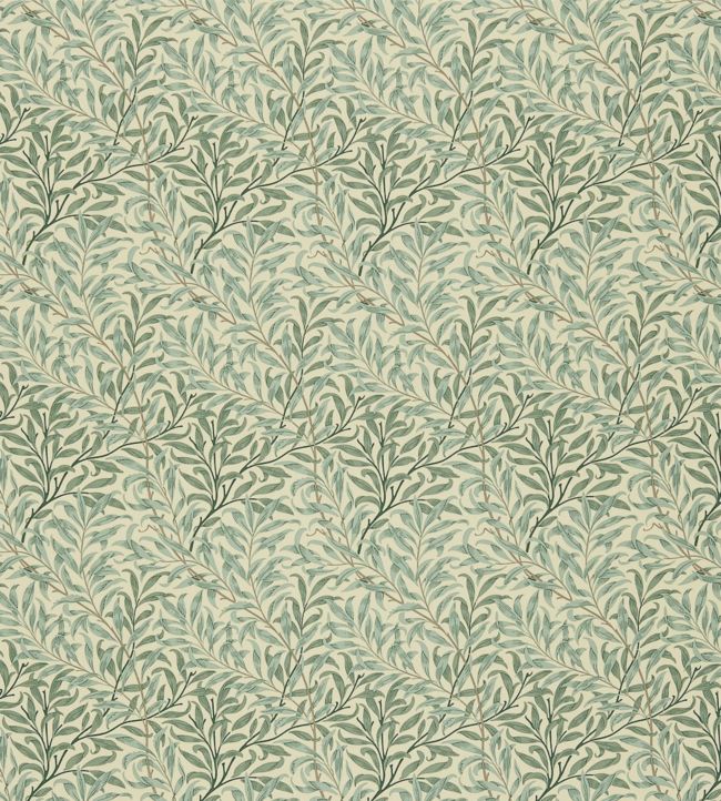 Willow Boughs Fabric by Morris & Co in Cream/Pale Green | Jane Clayton