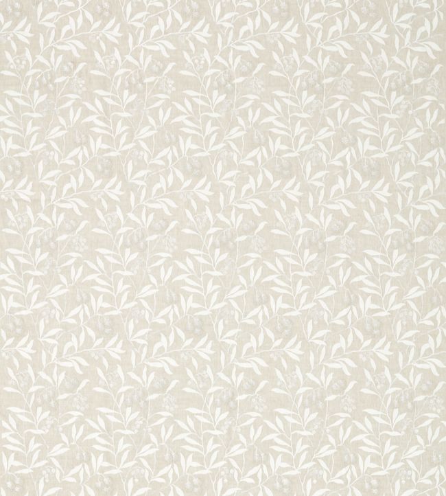 Pure Arbutus Embroidery Fabric by Morris & Co in Linen | Jane Clayton