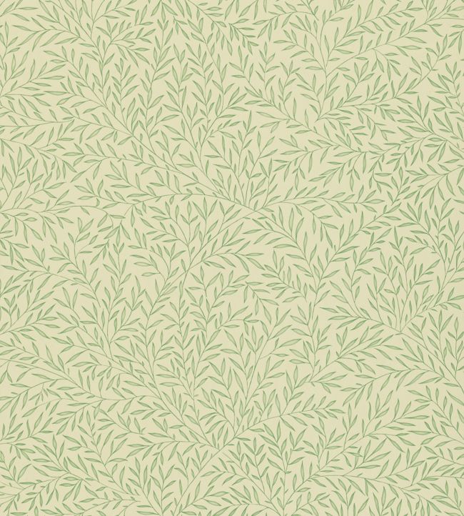Lily Leaf Wallpaper by Morris & Co in Eggshell | Jane Clayton