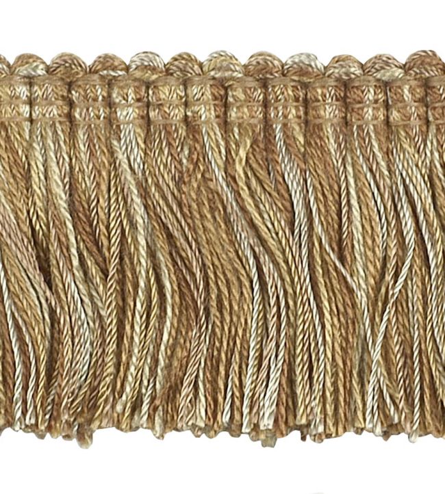 Multi-Colour Moss Fringe 50mm Trimmings in Gold by Houles | Jane Clayton