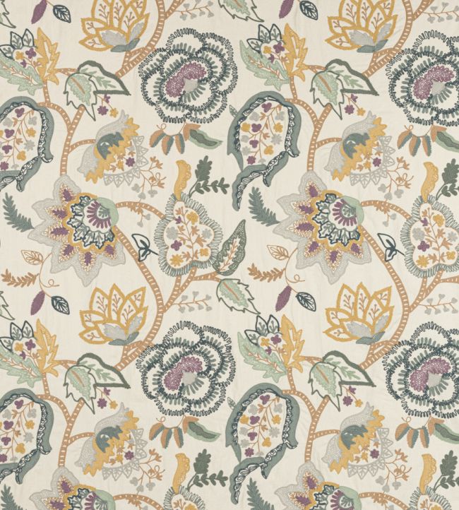 Nerello Fabric in Blue by Colefax and Fowler | Jane Clayton