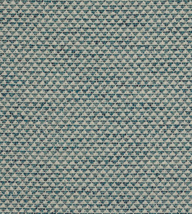 Newland Fabric in Teal by Colefax and Fowler | Jane Clayton