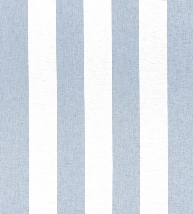 Newport Stripe Fabric by Thibaut Navy and White