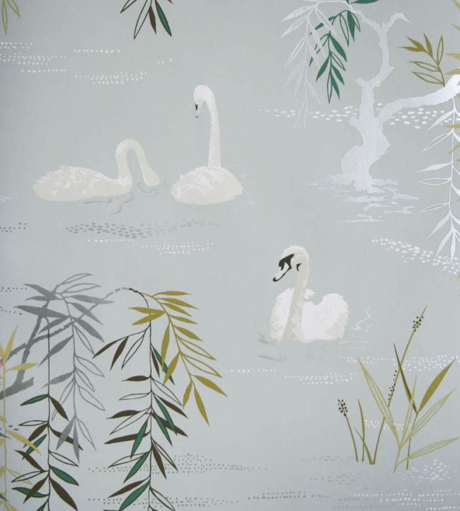 Swan Lake Wallpaper by Nina Campbell in 1 | Jane Clayton