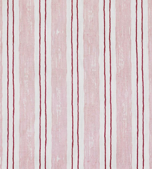 Pure Cotton Pink Thick Stripe Fabric 150 cm Wide