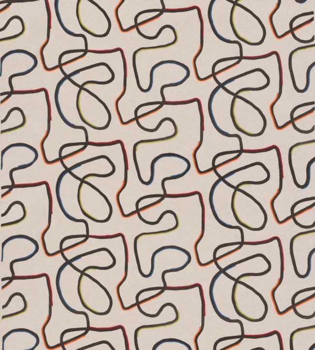 Ring Road Fabric by GP & J Baker Jewel