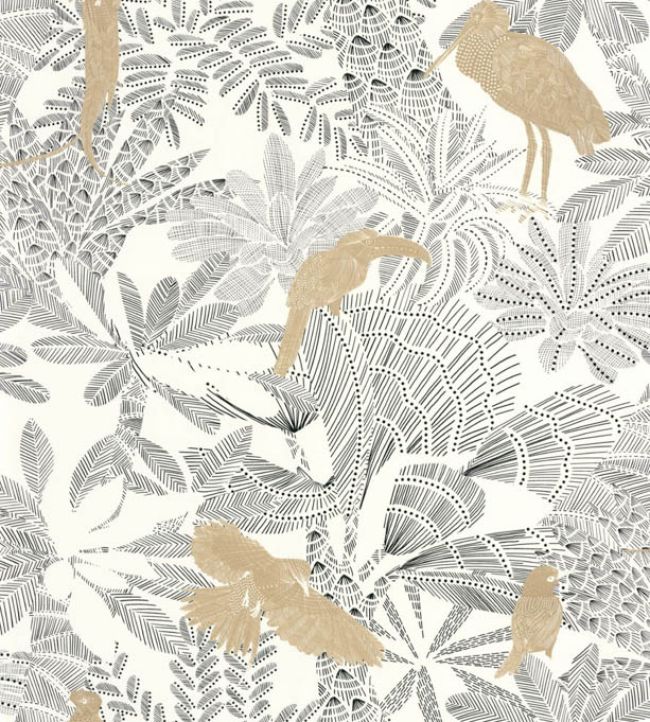 103967299 Paris Green & Co Vert de Gris Wallpaper By Caselio