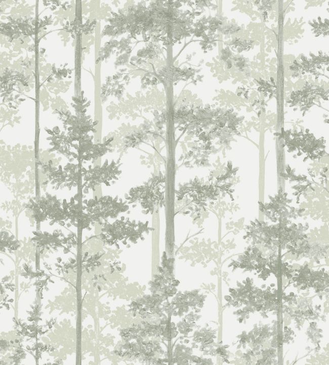 Broad Stripe by Farrow & Ball - Green - Wallpaper : Wallpaper Direct