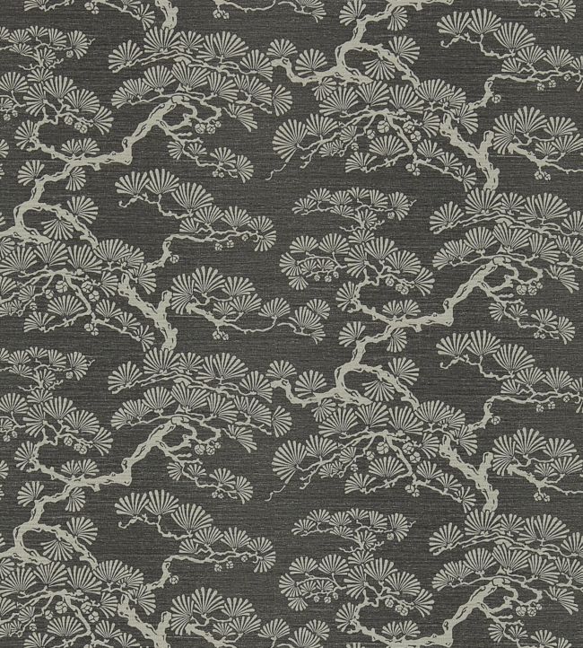 Keros Wallpaper by Sanderson in Ebony | Jane Clayton