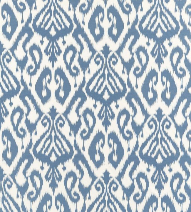 Kasuri Weave Fabric by Sanderson in Indigo | Jane Clayton