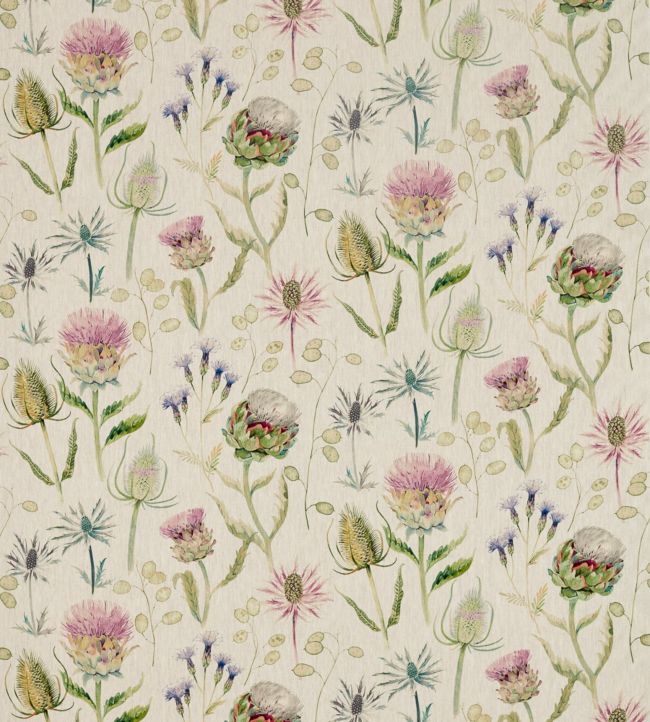 Thistle Garden Fabric by Sanderson in Thistle/Fig | Jane Clayton