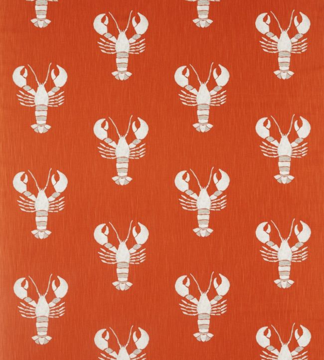 Cromer Fabric by Sanderson in Rust | Jane Clayton