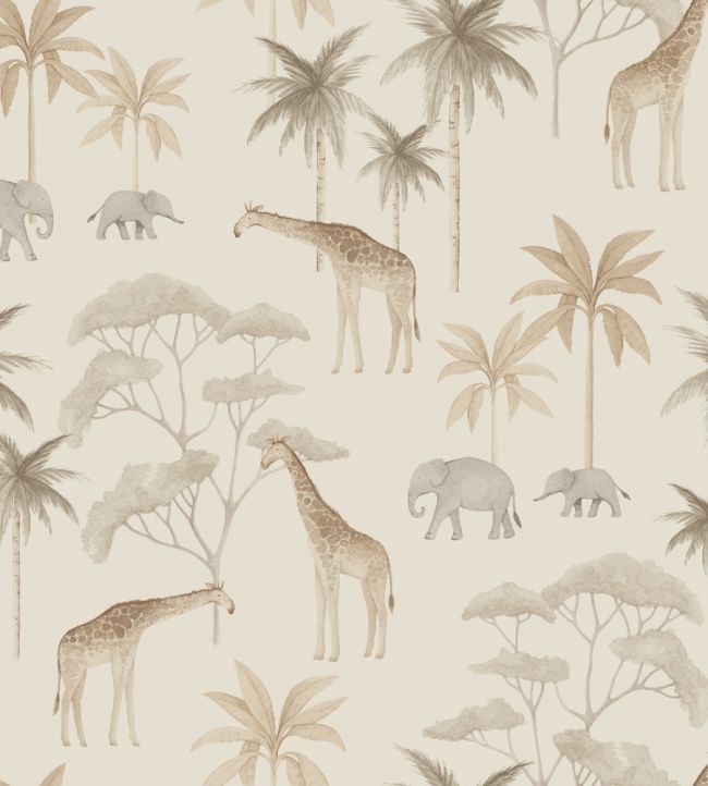 Savannah Wallpaper In Beige By Borastapeter | Jane Clayton