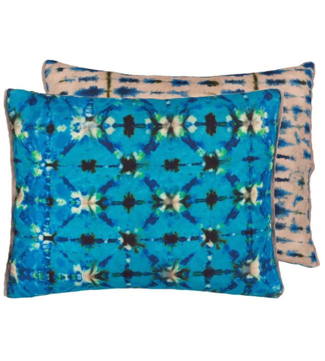 Shibori Ready Made Cushions in Cobalt by Designers Guild Jane