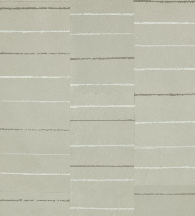 Sidestep Wallpaper in Limestone by Mark Alexander | Jane Clayton