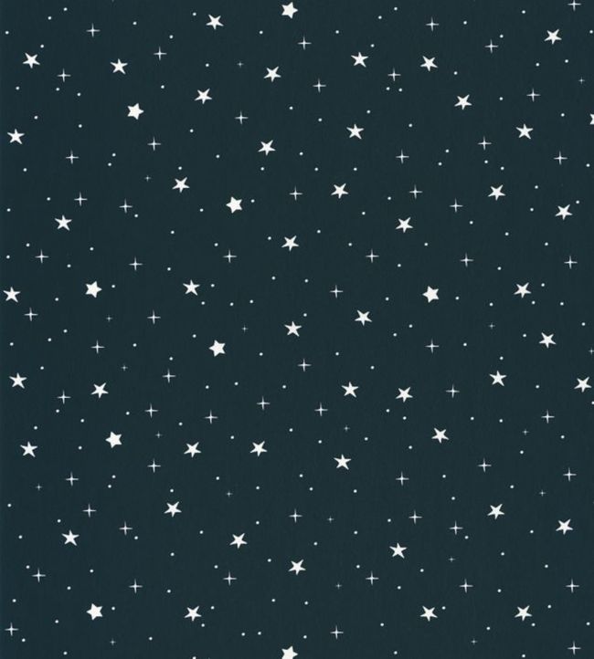 Stars In Your Eyes Wallpaper in Bleu Nuit by Caselio | Jane Clayton