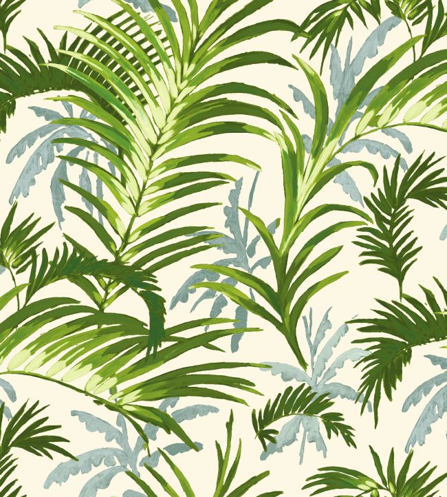 Surabaya Fabric in Lime by Arley House | Jane Clayton