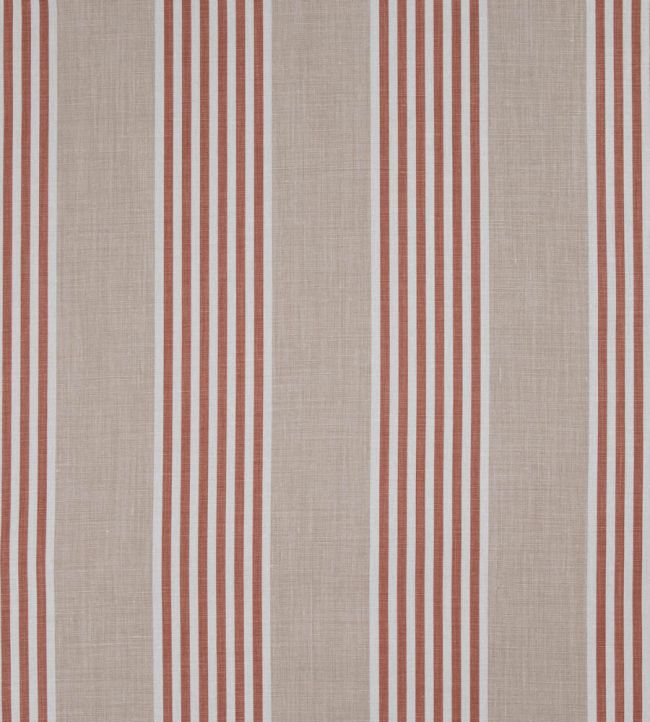 Bold Stripe Linen Natural/White - 100% Pure Linen - Volga Linen