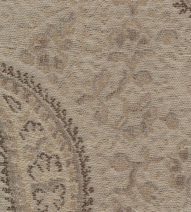 Craigie Paisley Fabric by The Isle Mill in Stone | Jane Clayton