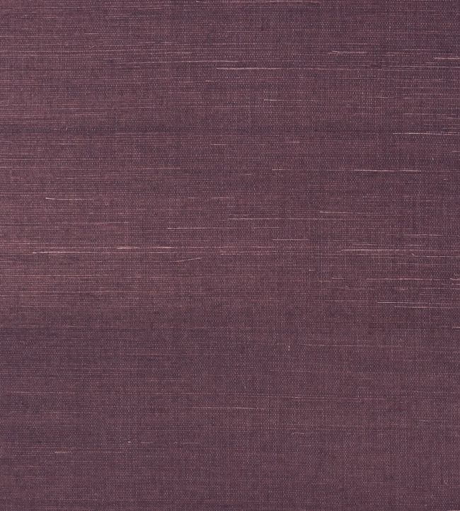 Shang Extra Fine Sisal Wallpaper by Thibaut in Plum | Jane Clayton