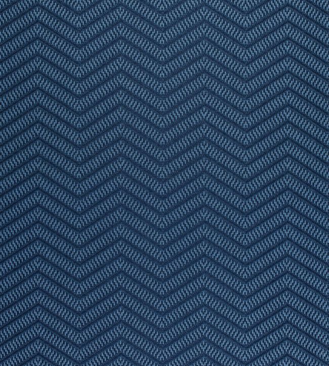 Thibaut Matari Chevron Navy Blue Crypton Water 2024 & Stain Resistant Nautical Geometric Upholstery Fabric STA165