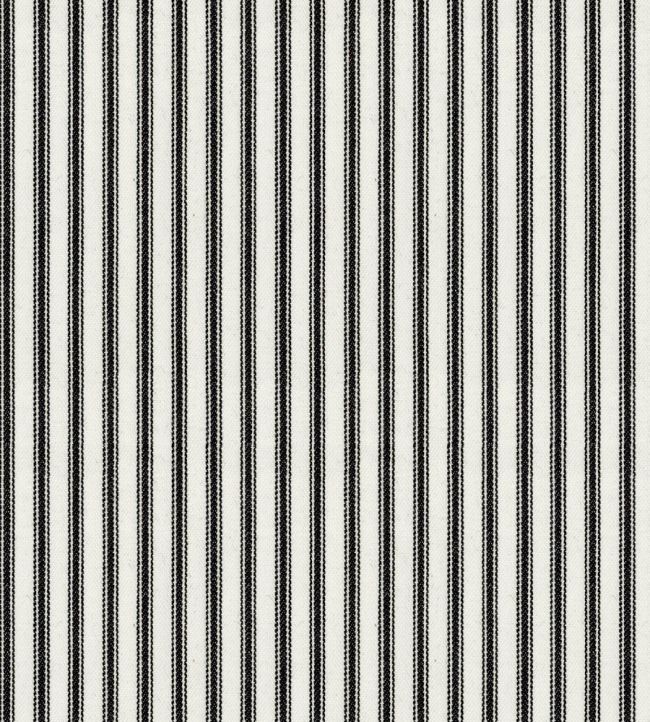 Ticking Stripe 1 Fabric By Ian Mankin In Black Jane Clayton 4058