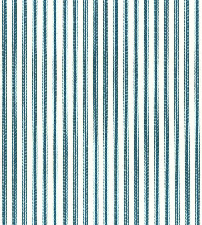 Ticking Stripe 1 Fabric In Peacock By Ian Mankin Jane Clayton 2793