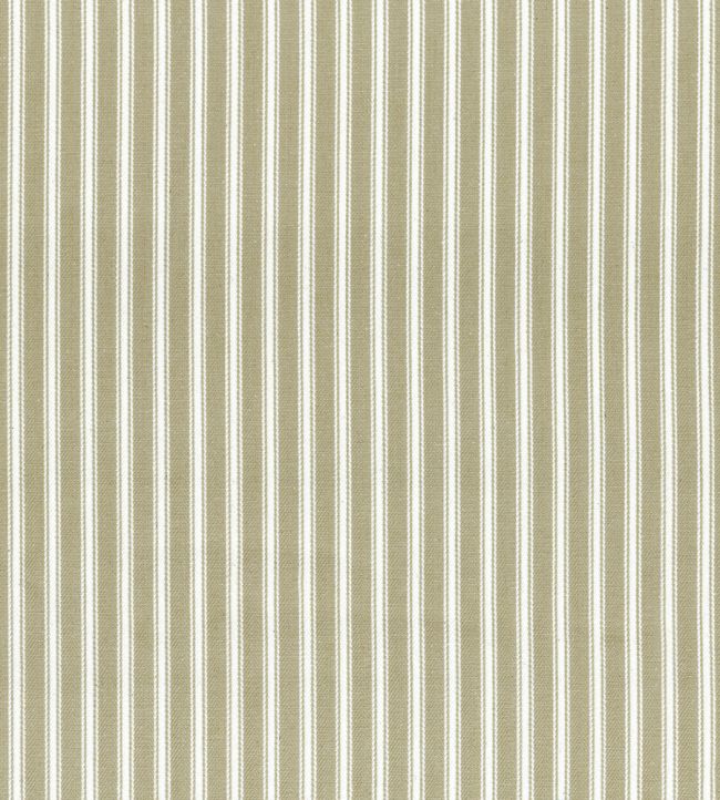 Ticking Stripe 1 Rustic Fabric In Ivory By Ian Mankin Jane Clayton 8116