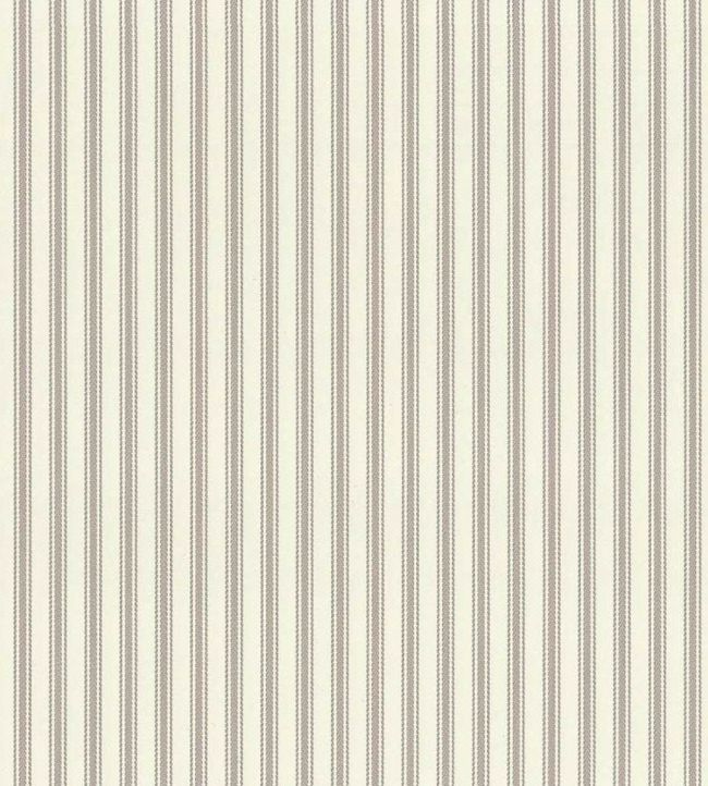 Ticking Stripe Wallpaper in Flax by Ian Mankin | Jane Clayton