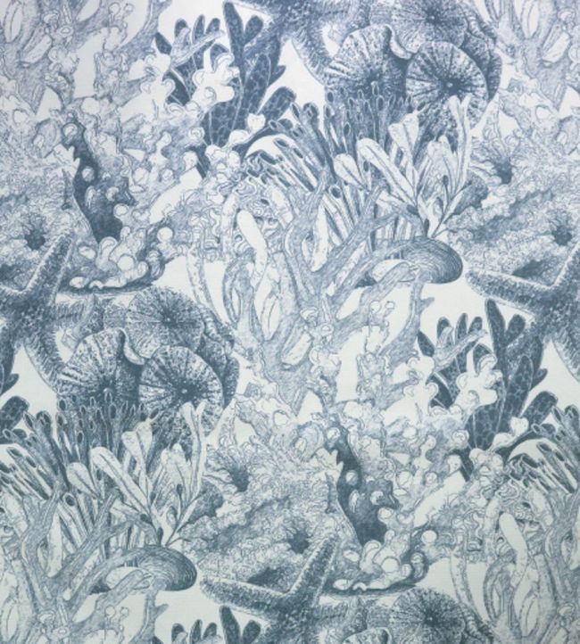 Toile Blue Fabric