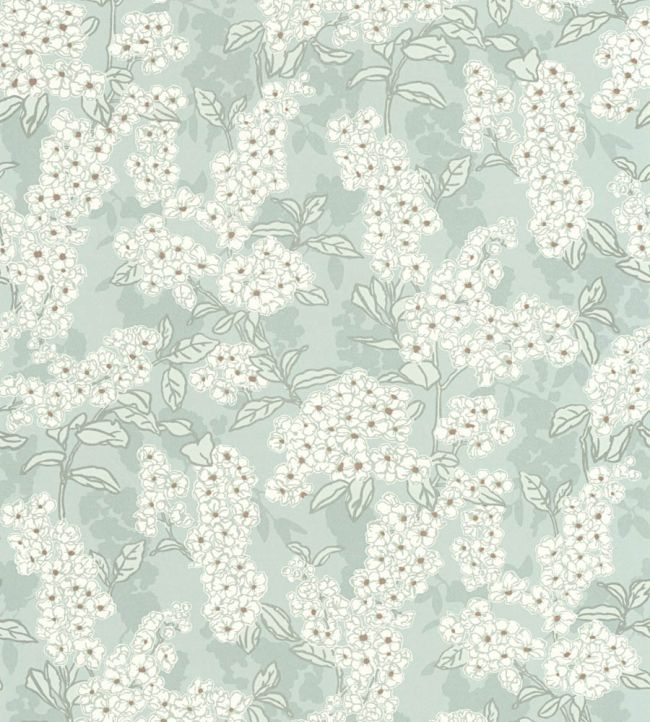 Ume Wallpaper in Bleu Nuage by Casadeco | Jane Clayton