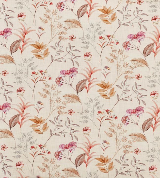 Verbena Fabric in Rhubarb by Prestigious Textiles | Jane Clayton