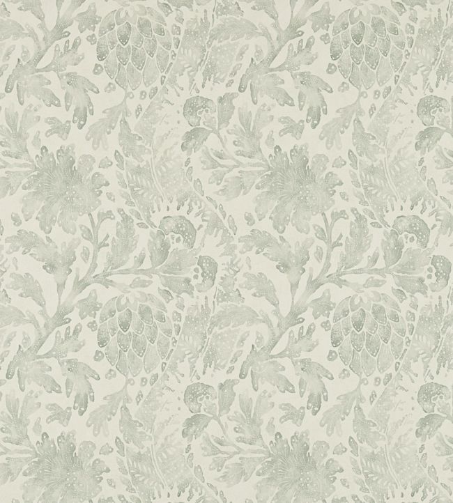 Cochin Wallpaper by Zoffany in Silver | Jane Clayton