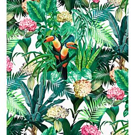 Blooming Fabric by Aldeco in Tropical Bloom | Jane Clayton