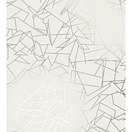 Angles Wallpaper in Pewter/White Stone by Erica Wakerly | Jane Clayton