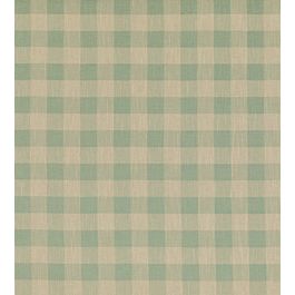 Block Check Fabric in Soft Aqua by Baker Lifestyle | Jane Clayton