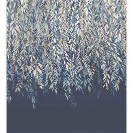 Cascading Willow Wallpaper Mural in Midnight by Ohpopsi | Jane Clayton