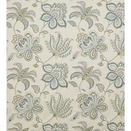 Oriana Fabric by Colefax And Fowler in Blue | Jane Clayton