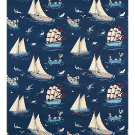 Donald Nautical Fabric in Night Fishing by Sanderson