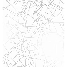 Angles Wallpaper by Erica Wakerly in Silver/White | Jane Clayton