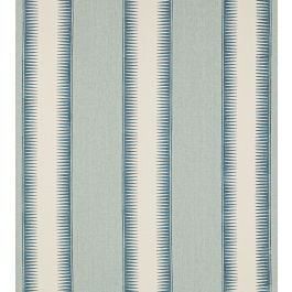 Ezra Stripe Fabric in Blue by Jane Churchill | Jane Clayton