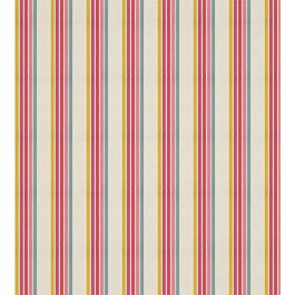 Helter Skelter Stripe Fabric by Harlequin in Cherry/Blossom/Pineapple/Sky |  Jane Clayton